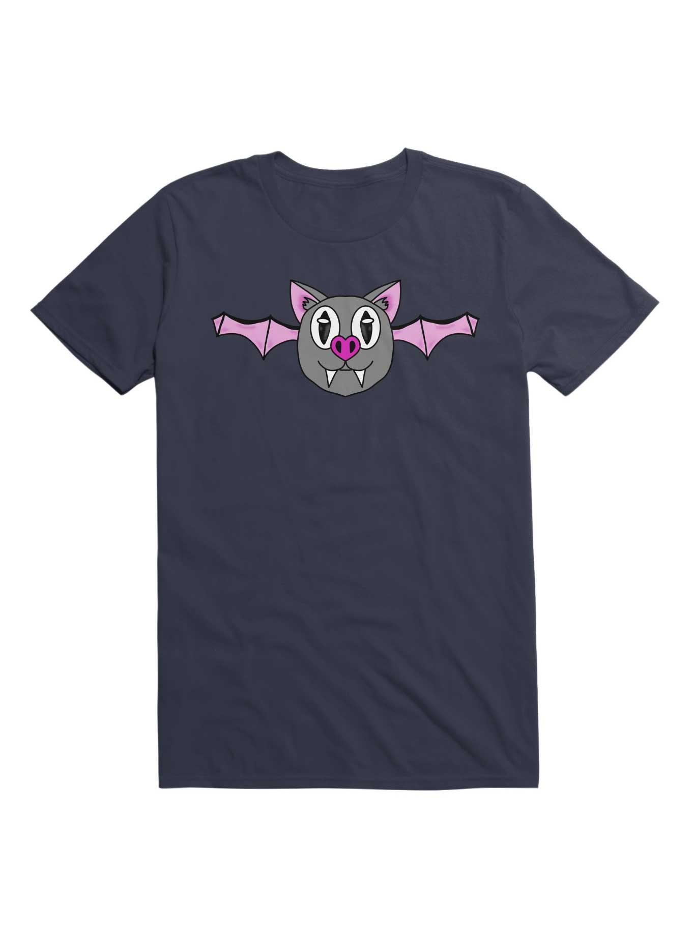 Kawaii Drive Me Batty T-Shirt, NAVY, hi-res