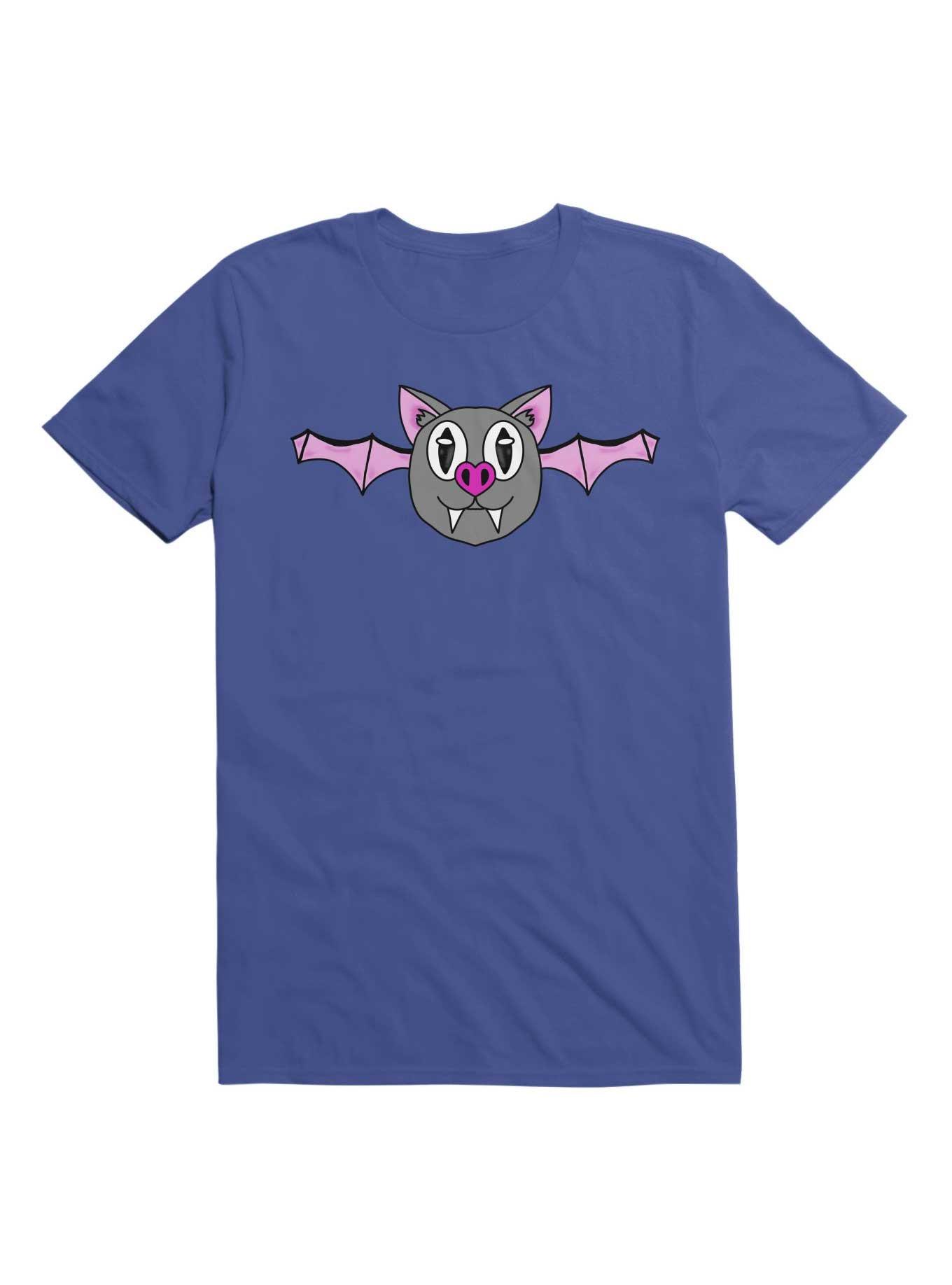 Kawaii Drive Me Batty T-Shirt, ROYAL, hi-res