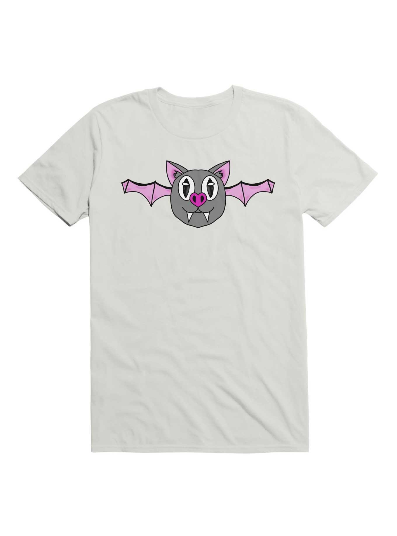 Kawaii Drive Me Batty T-Shirt, WHITE, hi-res