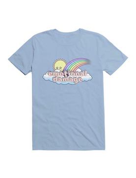Kawaii Emotional Damage Kawaii Rainbow Sun T-Shirt, , hi-res