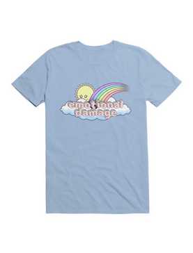 Kawaii Emotional Damage Kawaii Rainbow Sun T-Shirt, , hi-res