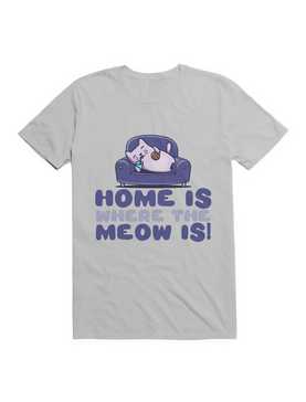 Kawaii Home Is Where The Meow Is T-Shirt, , hi-res