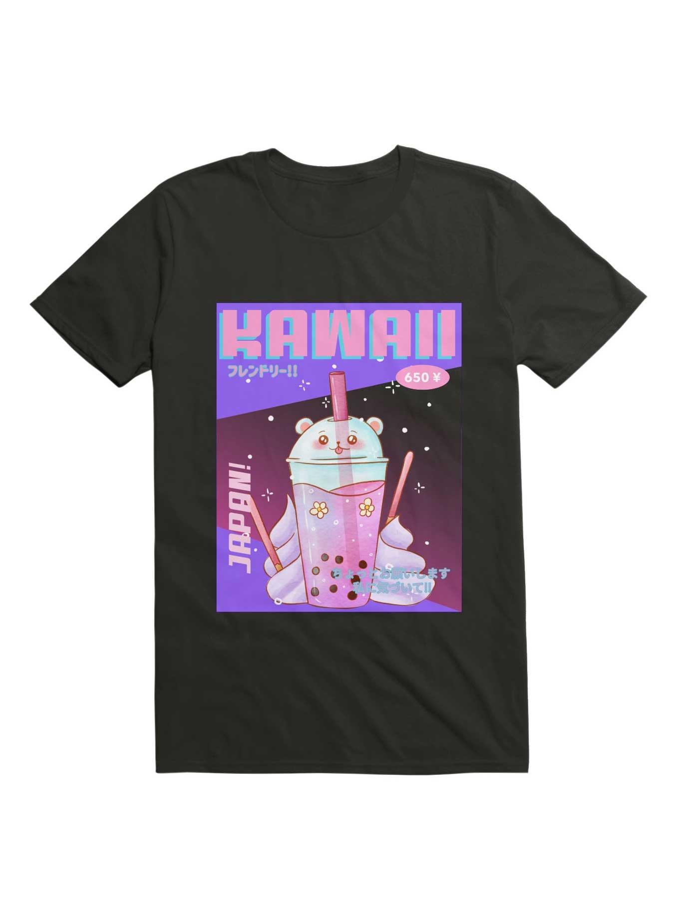 Kawaii Milktea Kawaii T-Shirt, BLACK, hi-res