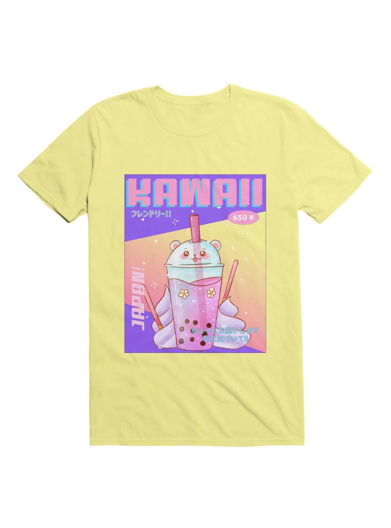 Kawaii Milktea Kawaii T-Shirt, CORN SILK, hi-res