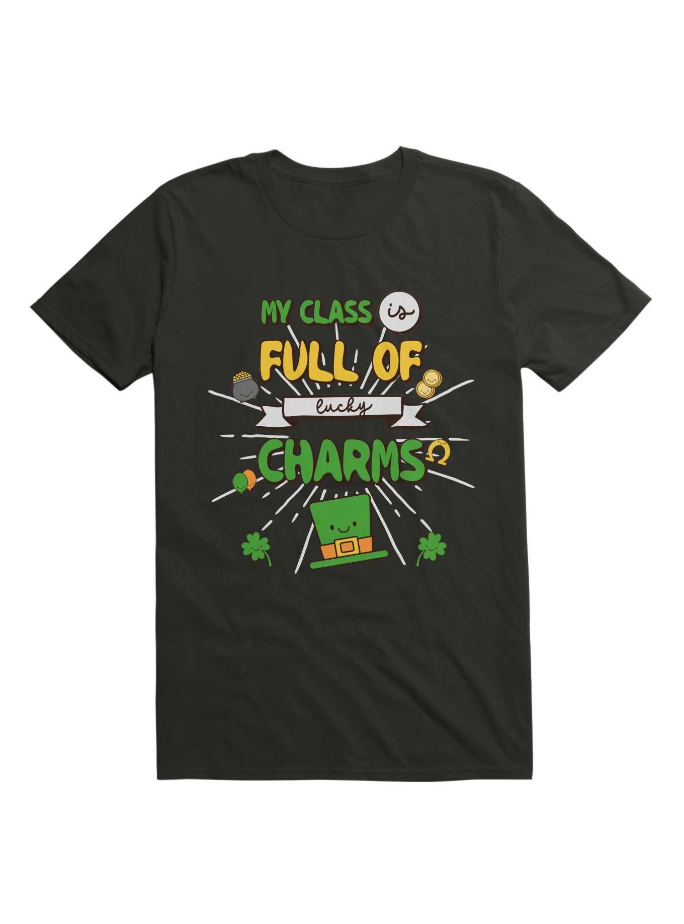Kawaii My Class Is Full Of Lucky Charms T-Shirt, BLACK, hi-res