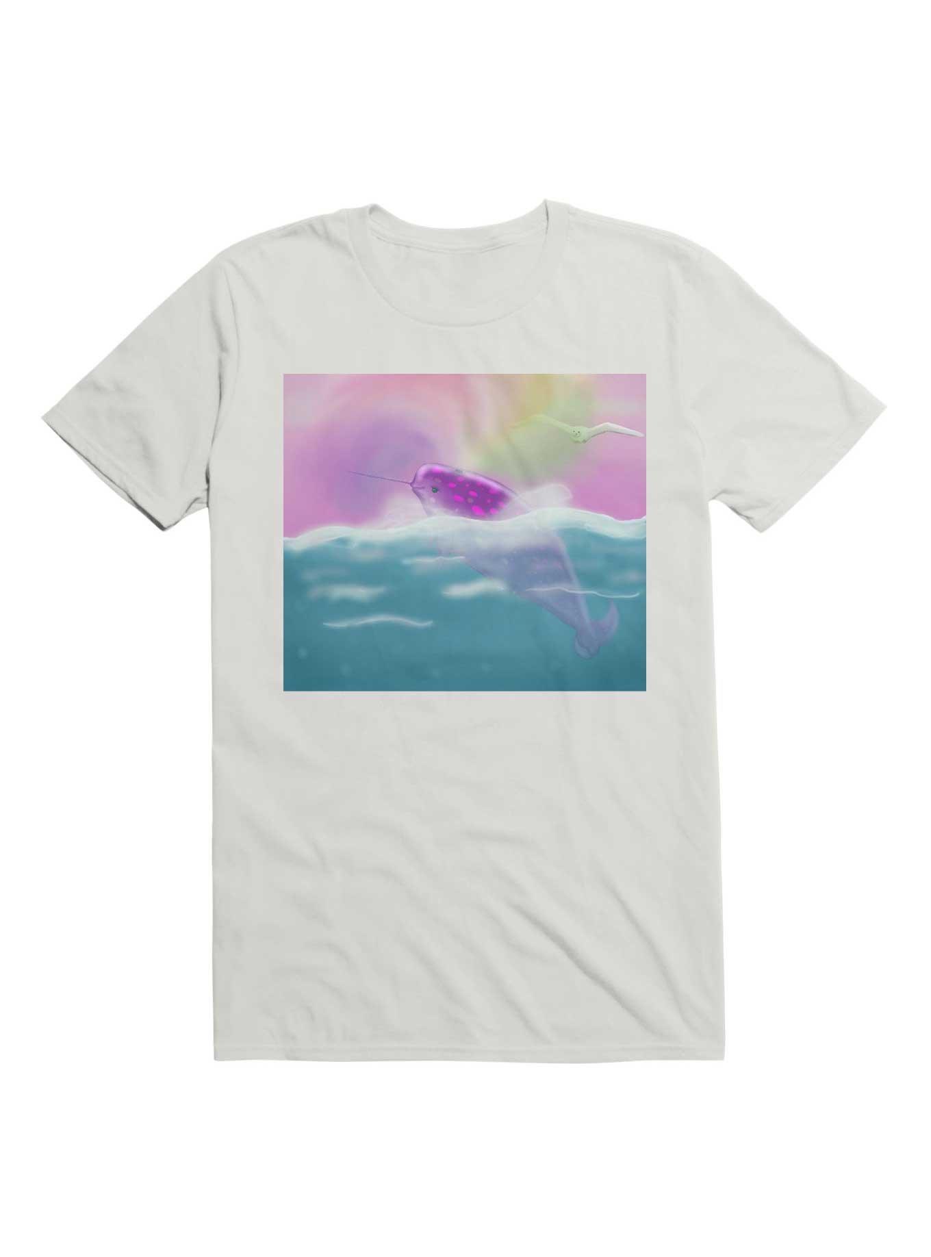 Kawaii Narwhal T-Shirt, , hi-res