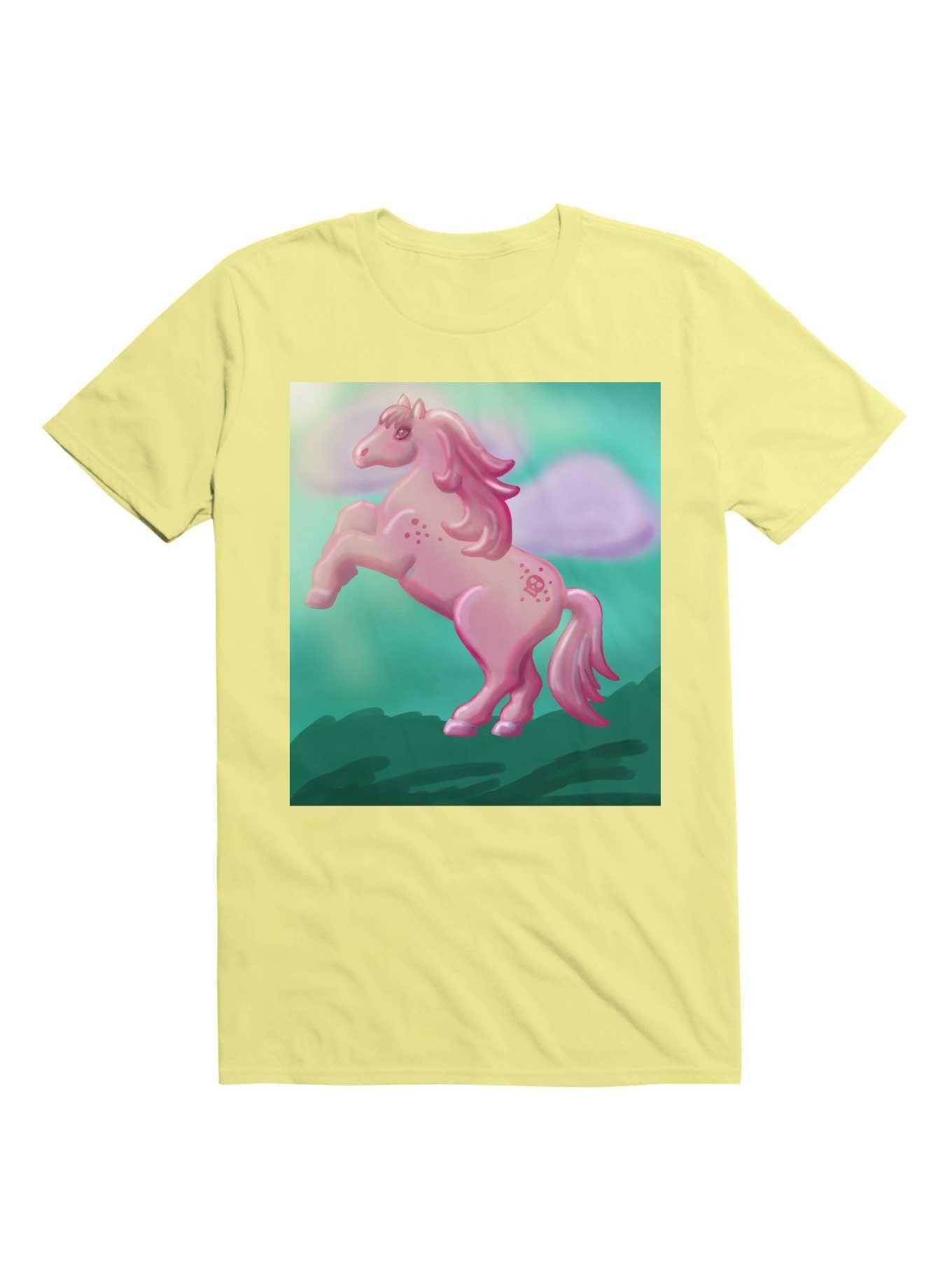 Kawaii Pink Pony T Shirt Yellow Hot Topic