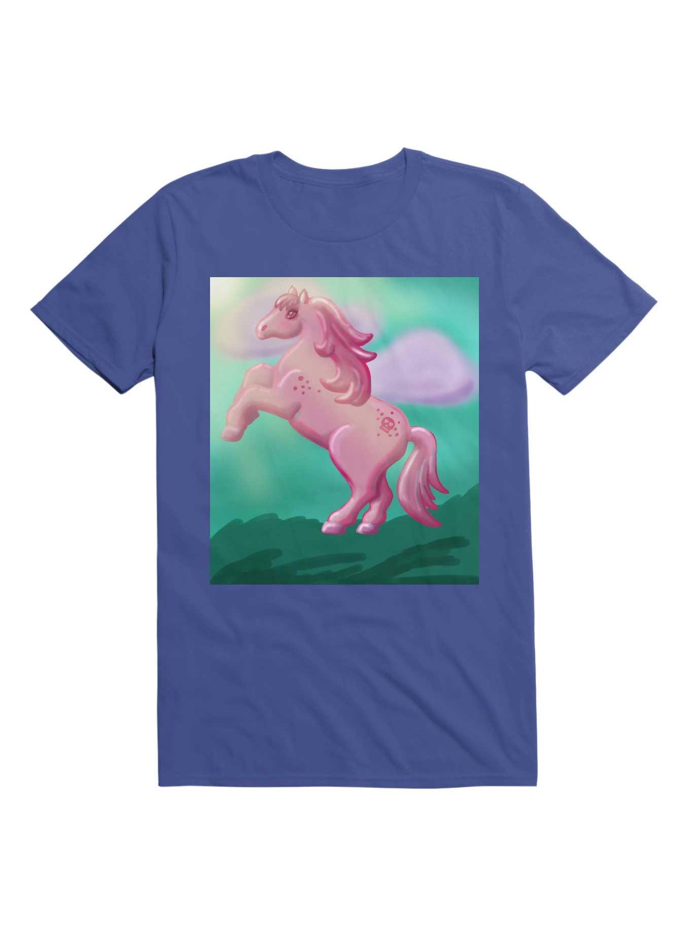 Kawaii Pink Pony T-Shirt, ROYAL, hi-res