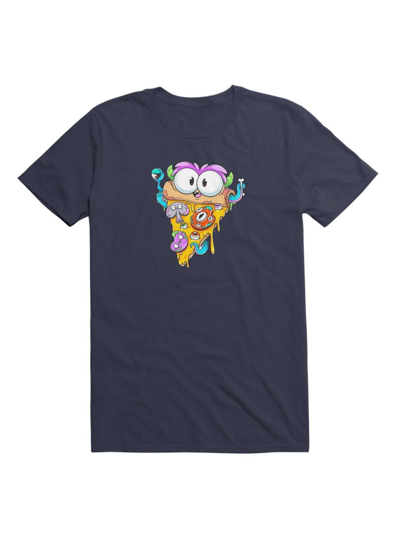 Kawaii Pizza Graffiti T-Shirt, , hi-res
