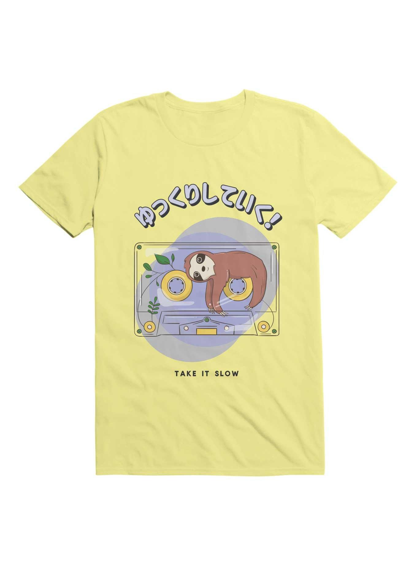 Kawaii Take It Slow T-Shirt, CORN SILK, hi-res