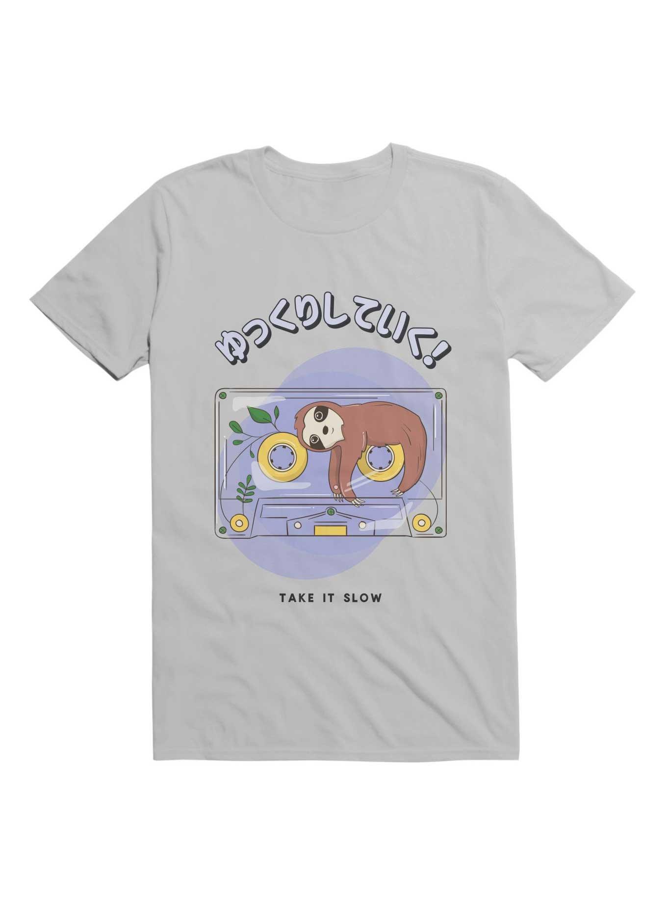 Kawaii Take It Slow T-Shirt, ICE GREY, hi-res