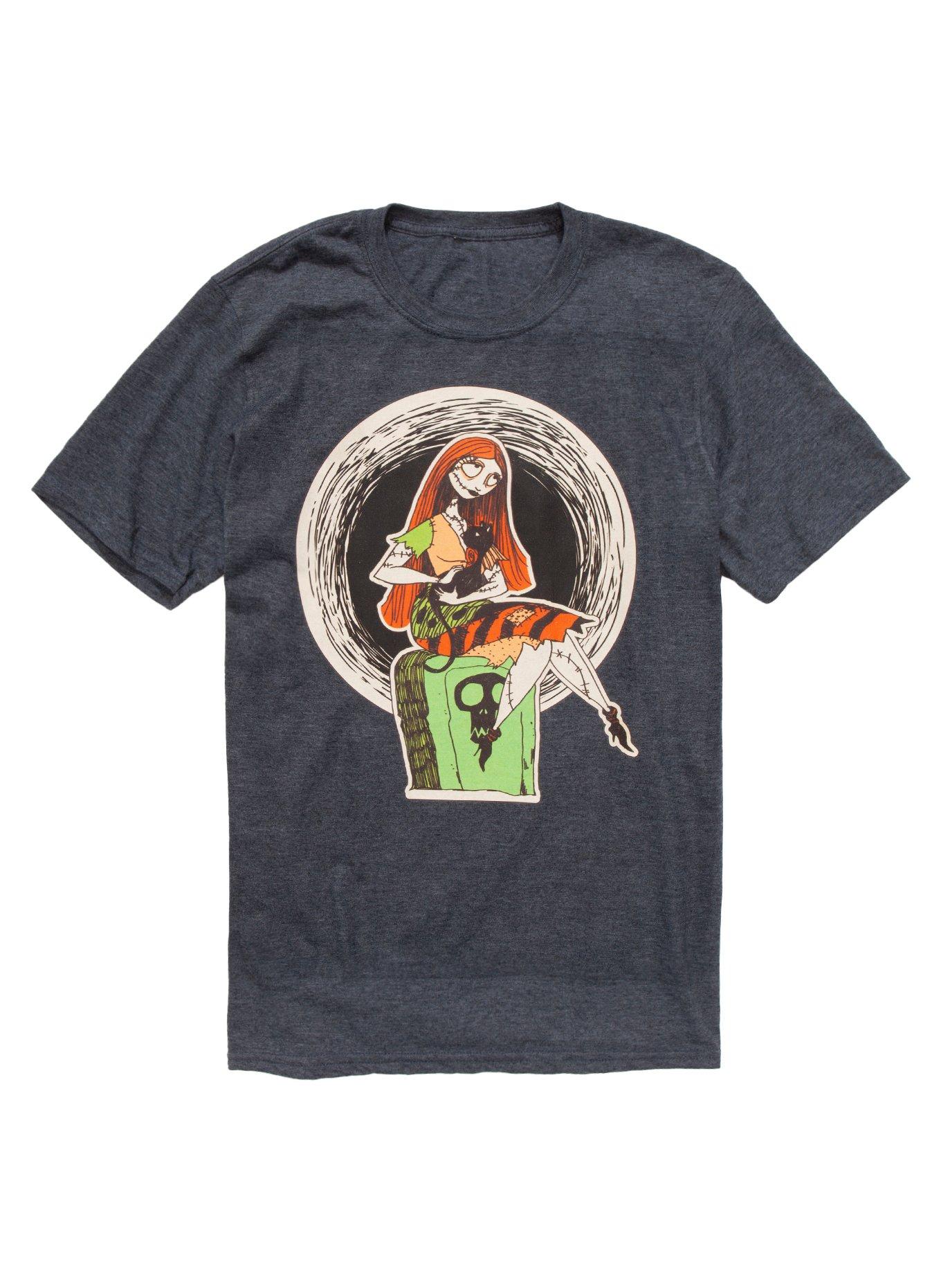 The Nightmare Before Christmas Sally Tombstone Boyfriend Fit Girls T-Shirt, MULTI, hi-res