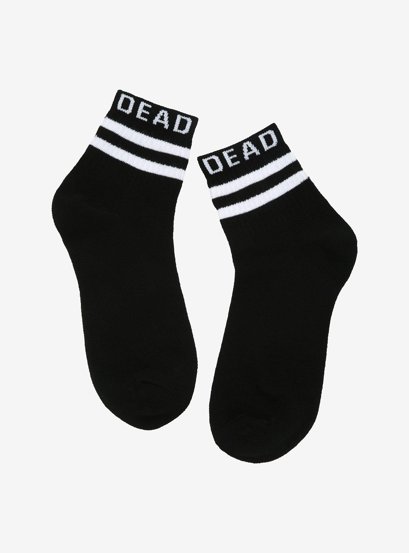 Dead Inside Ankle Socks, , hi-res