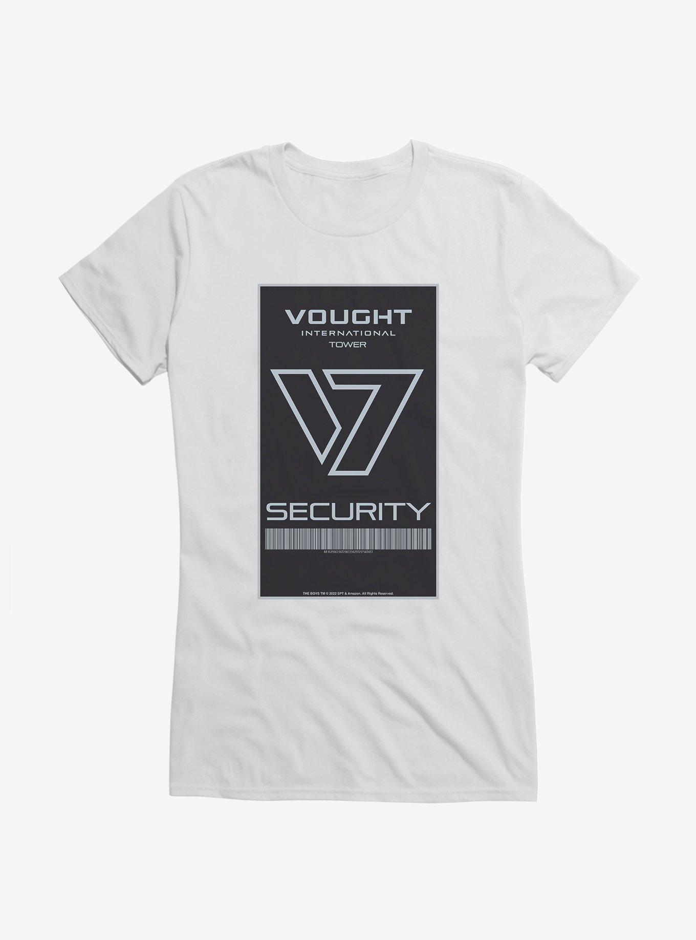 The Boys Vought Intl Tower Security Badge Girls TShirt Hot Topic