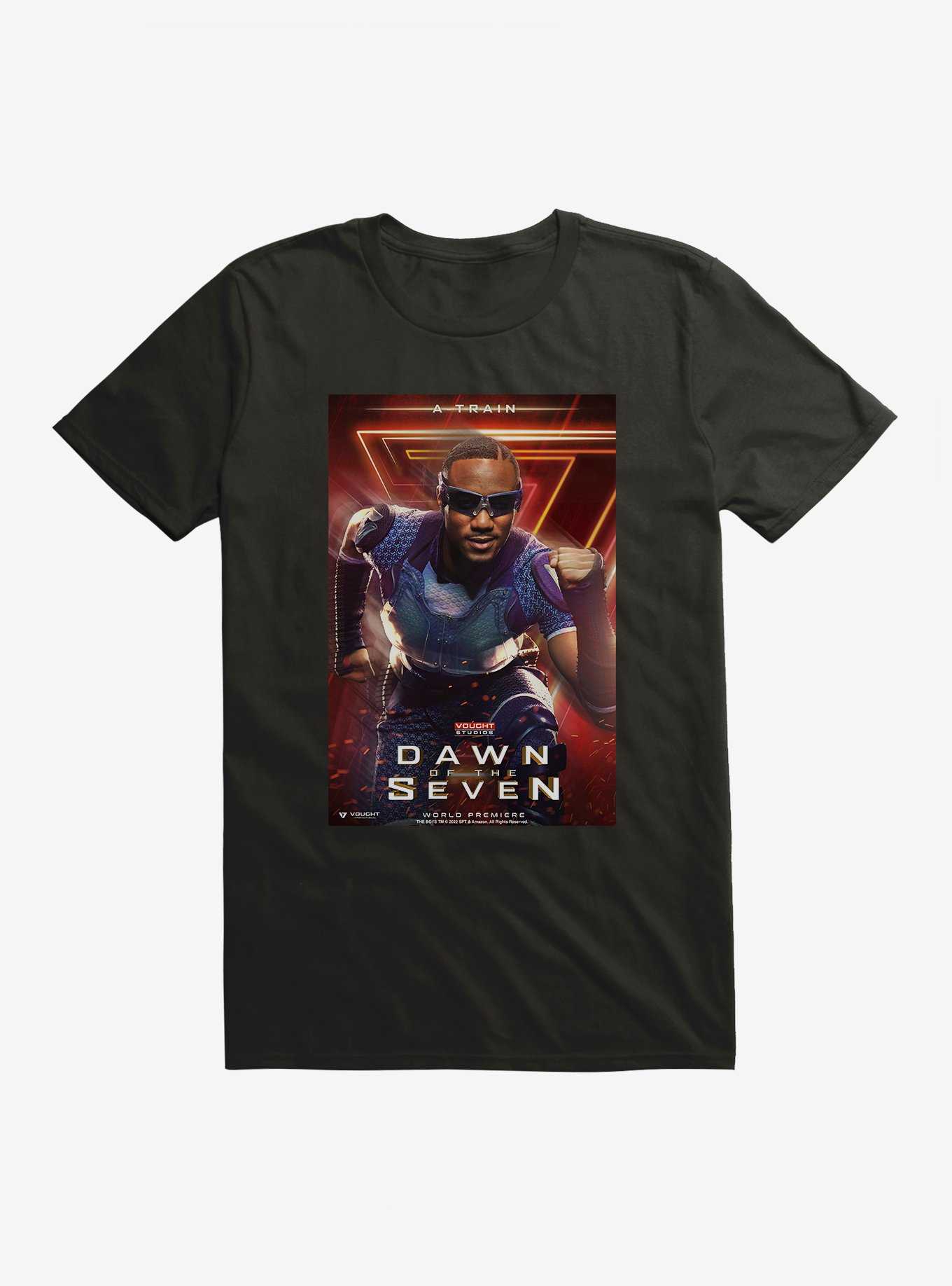 The Boys Dawn Of The Seven A-Train Movie Poster T-Shirt, , hi-res