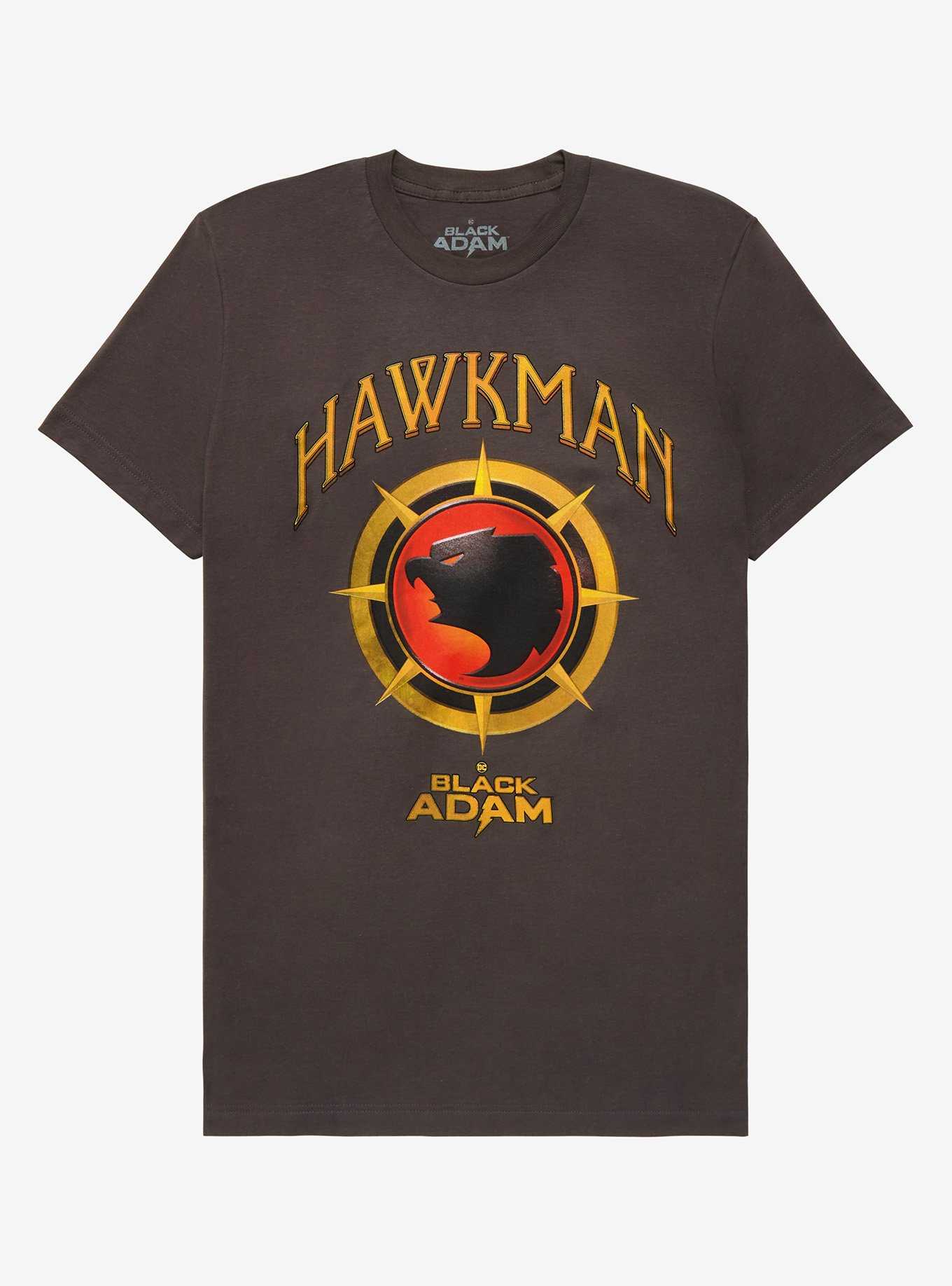 Black Adam Hawkman Logo T-Shirt, , hi-res