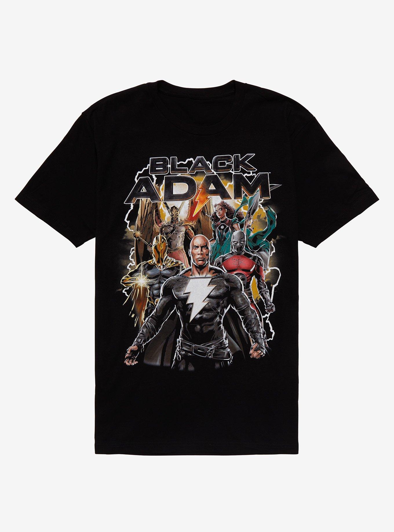 Black Adam Collage T-Shirt, BLACK, hi-res