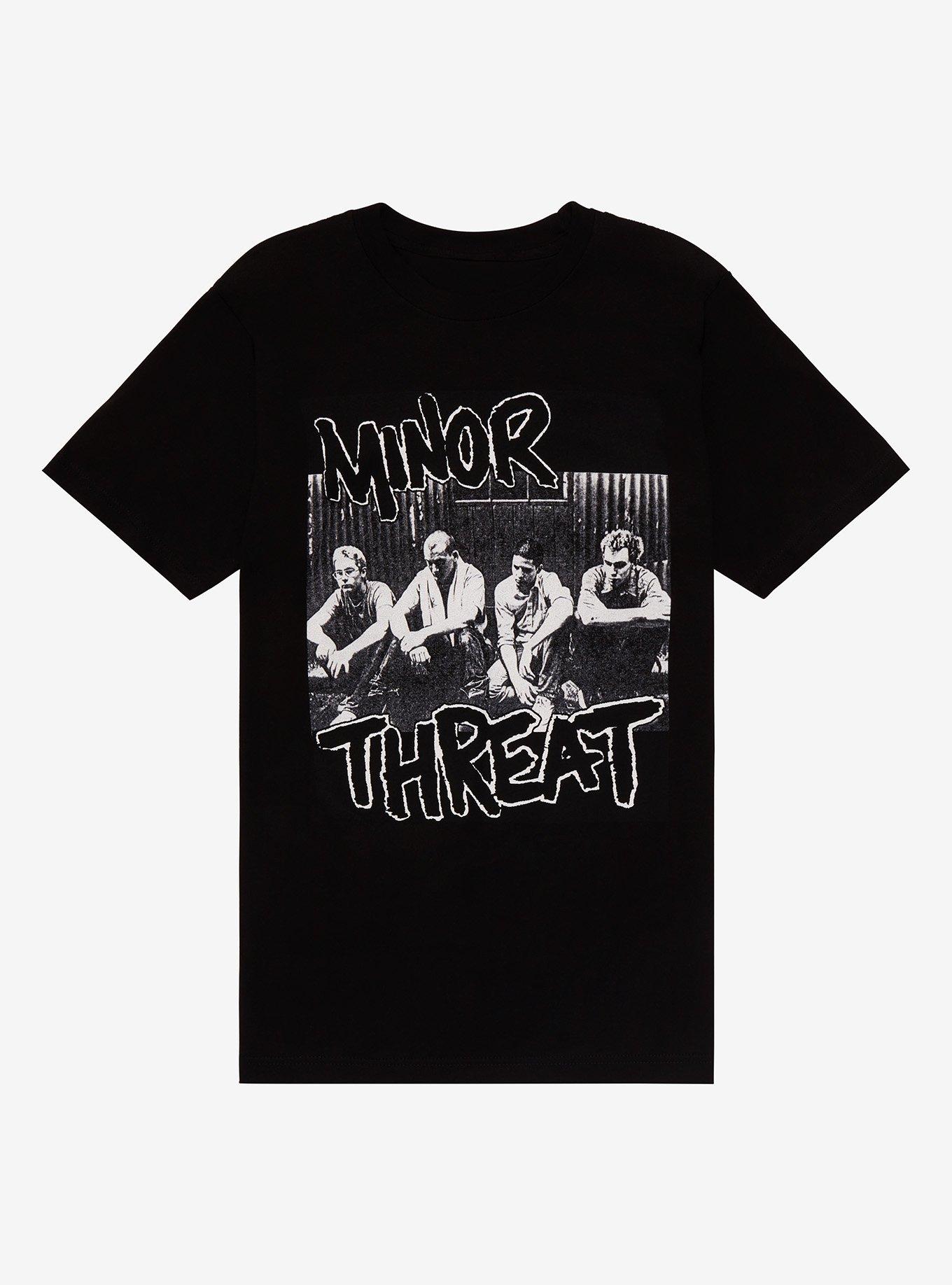 Minor Threat Group T-Shirt, BLACK, hi-res