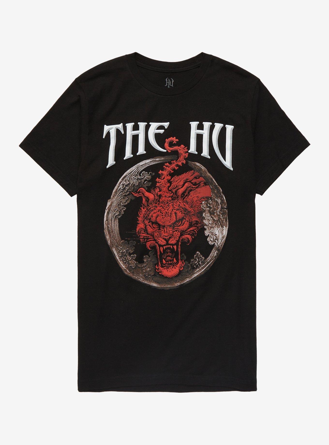 The HU Tiger Dragon T-Shirt, BLACK, hi-res