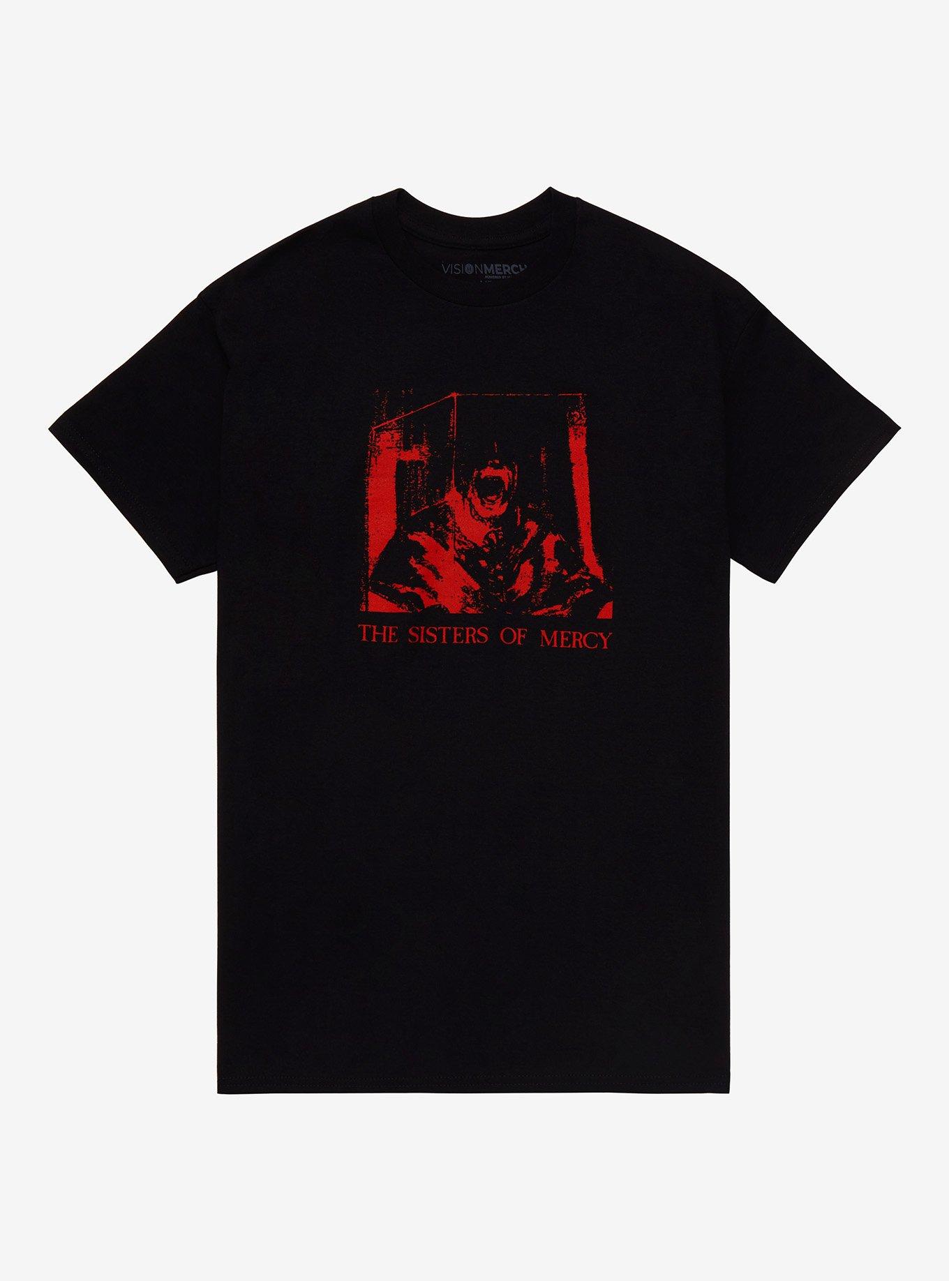 The Sisters Of Mercy Red Scream T-Shirt