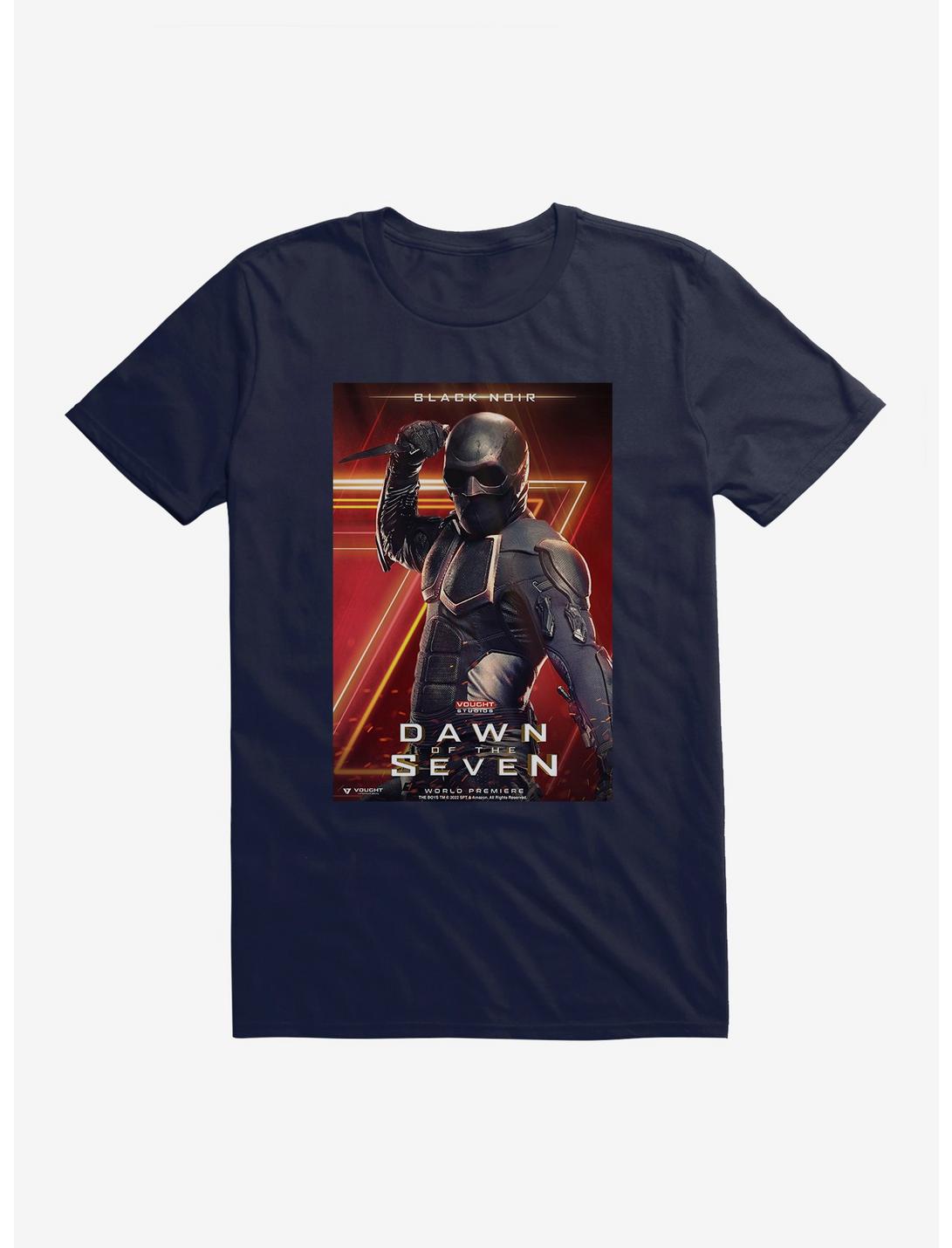 The Boys Dawn Of The Seven Black Noir Movie Poster T-Shirt, , hi-res