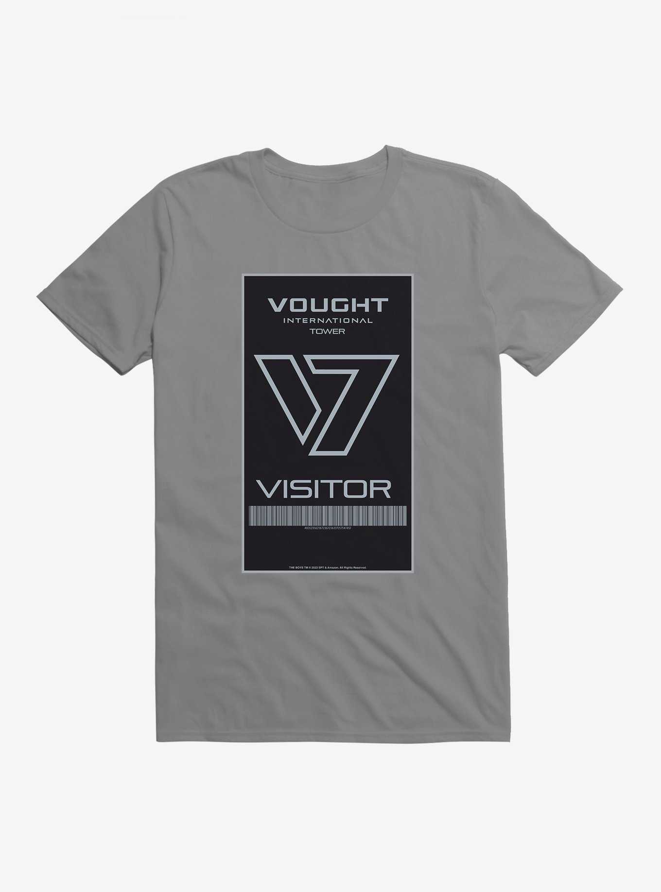 The Boys Vought Intl Tower Visitor Badge T-Shirt, , hi-res