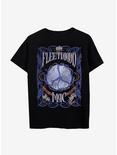 Fleetwood Mac Peace Boyfriend Fit Girls T-Shirt, BLACK, hi-res