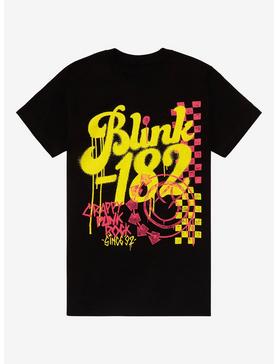 Plus Size Blink-182 Crappy Punk Rock Graffiti Boyfriend Fit Girls T-Shirt, , hi-res