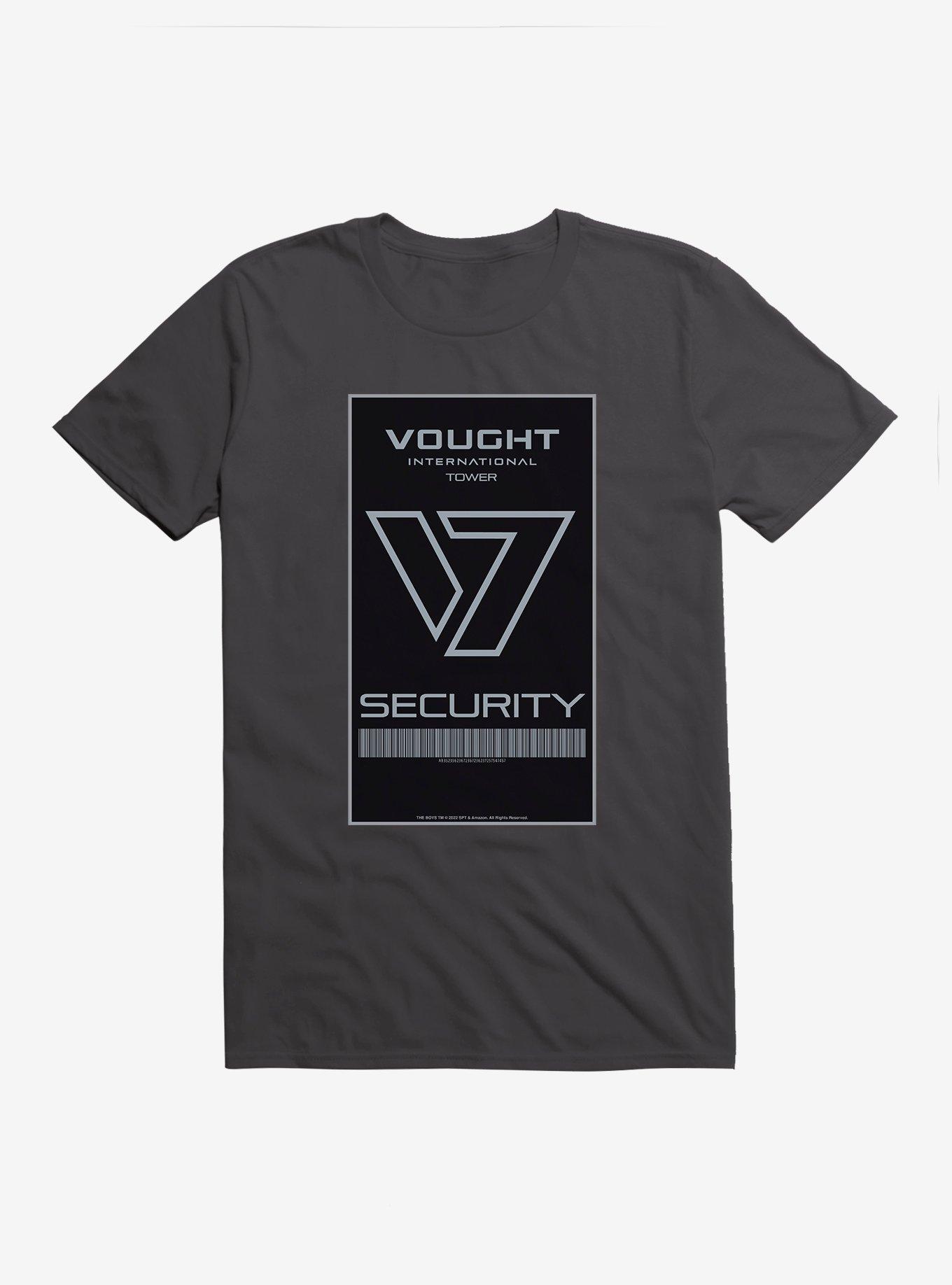 The Boys Vought Intl Tower Security Badge TShirt BoxLunch