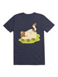 Kawaii Chill Kitty T-Shirt, NAVY, hi-res