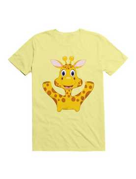 Kawaii My Cute Giraffe Face T-Shirt, , hi-res