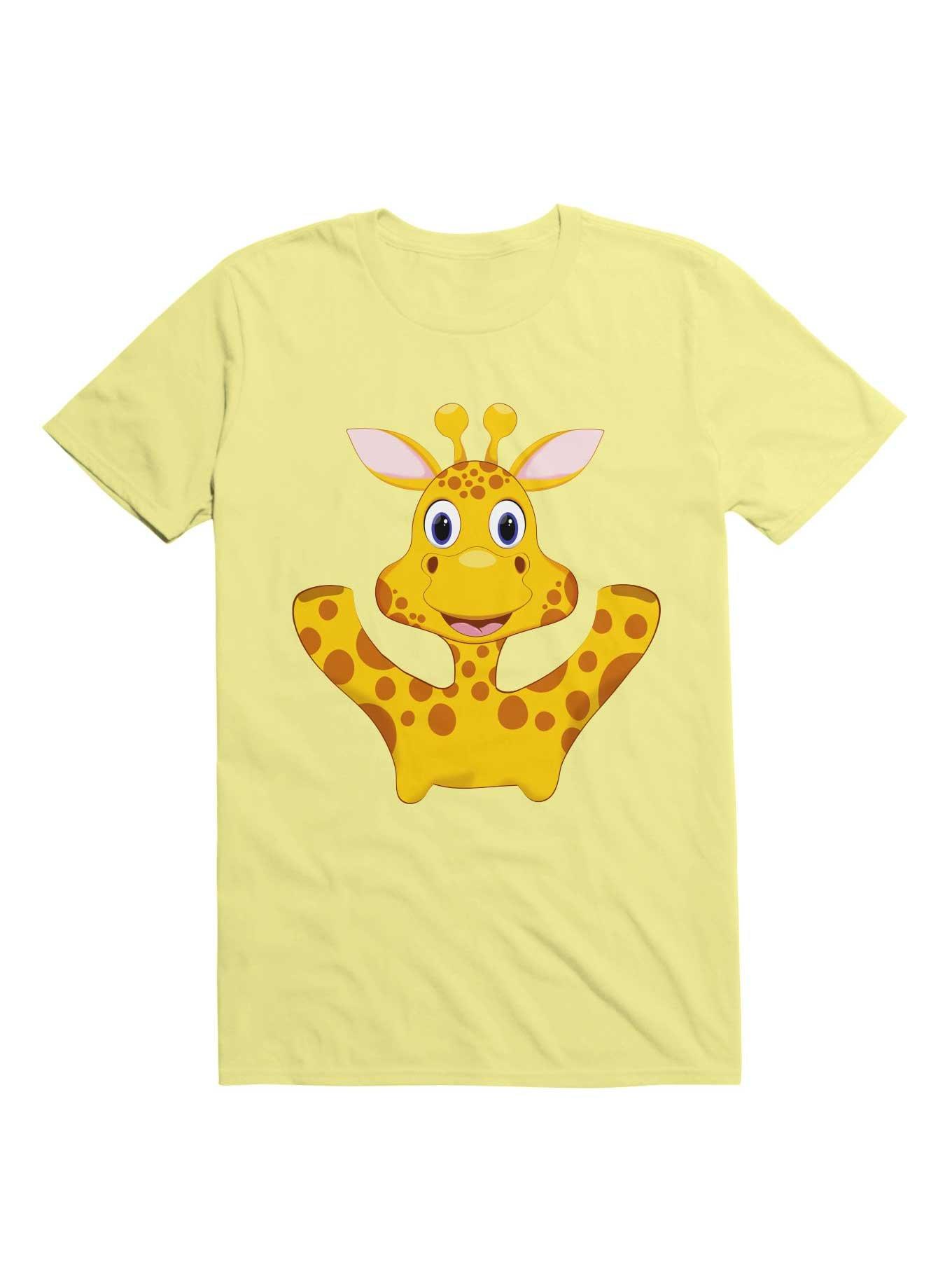 Kawaii My Cute Giraffe Face T-Shirt, , hi-res