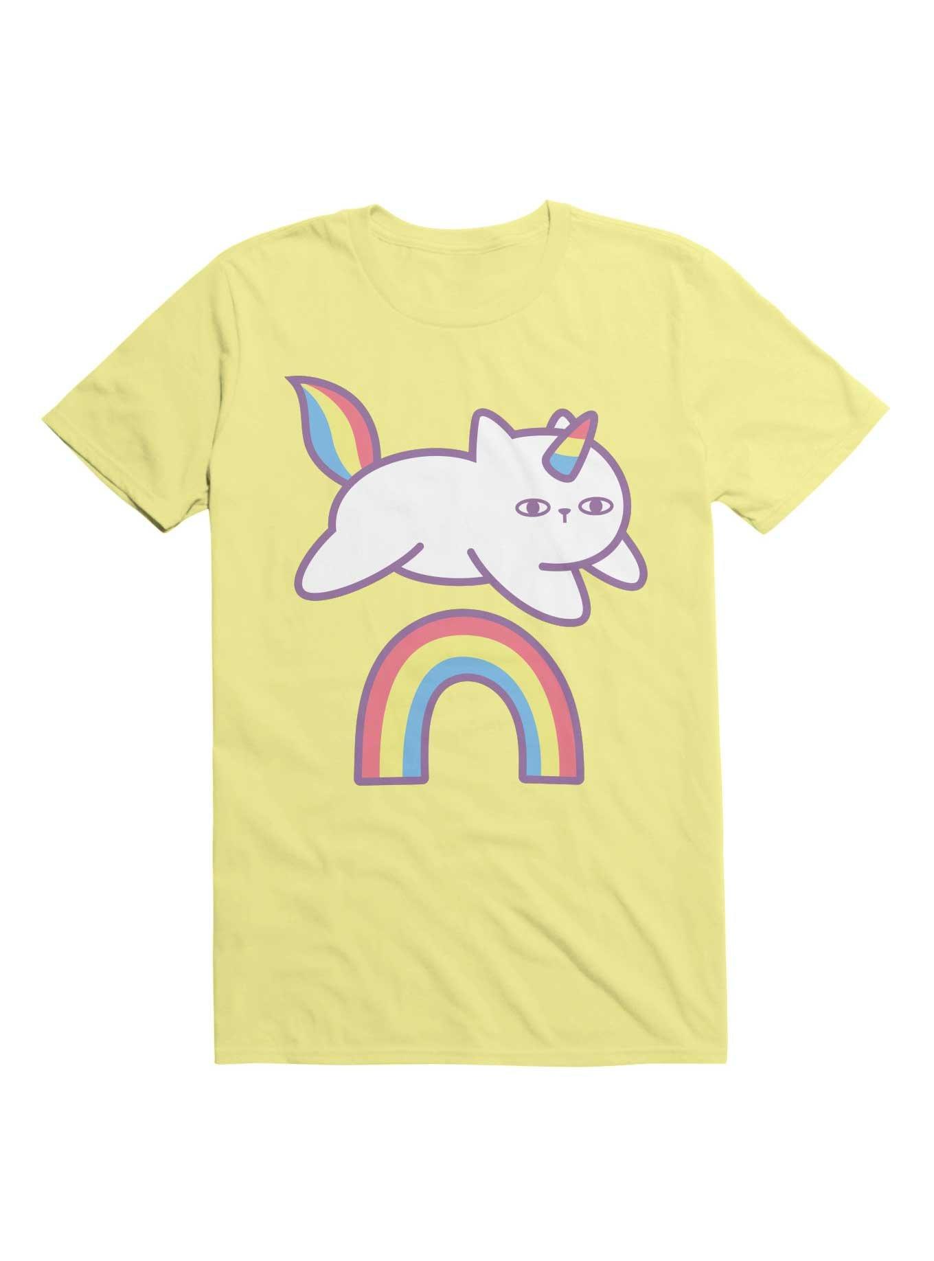 Kawaii Poker Face Caticorn T-Shirt, , hi-res