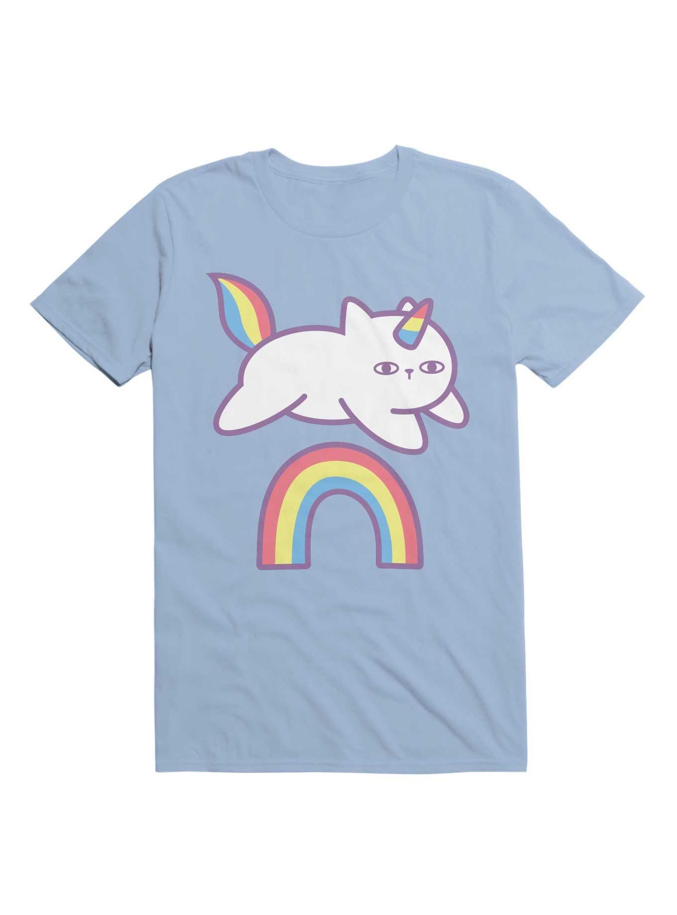 Kawaii Poker Face Caticorn T-Shirt, , hi-res