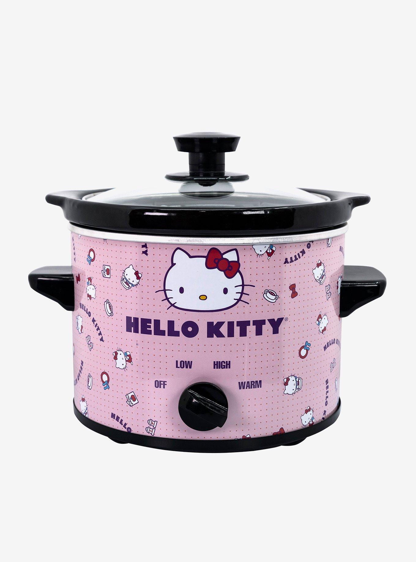 Rice Cooker & Warmer with Tray and Handle Hello Kitty Pink 0.4