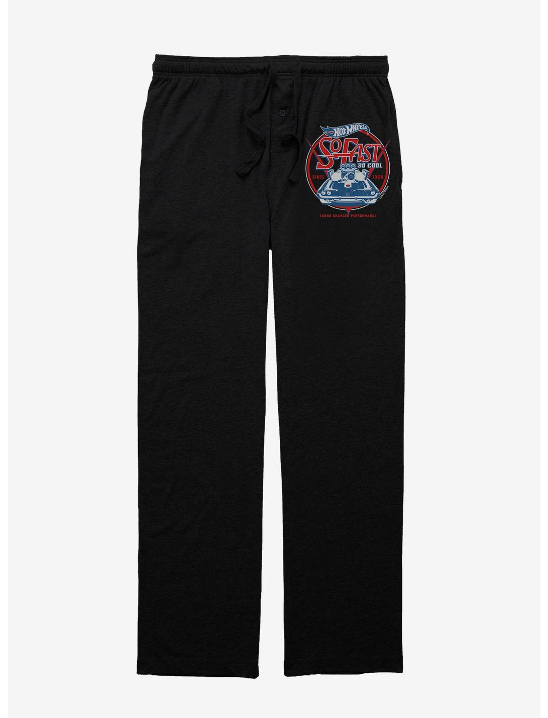 Hot Wheels Logo Pajama Pants, BLACK, hi-res