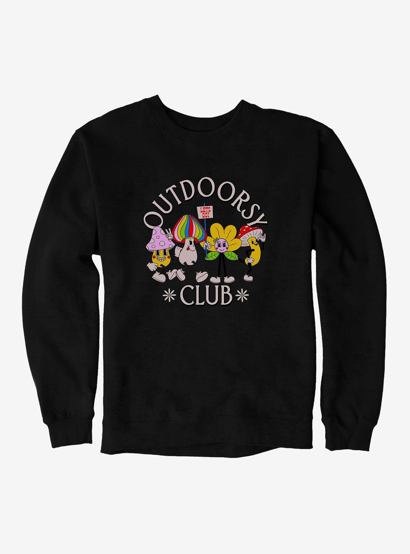 Cottagecore Outdoorsy Club Sweatshirt, , hi-res