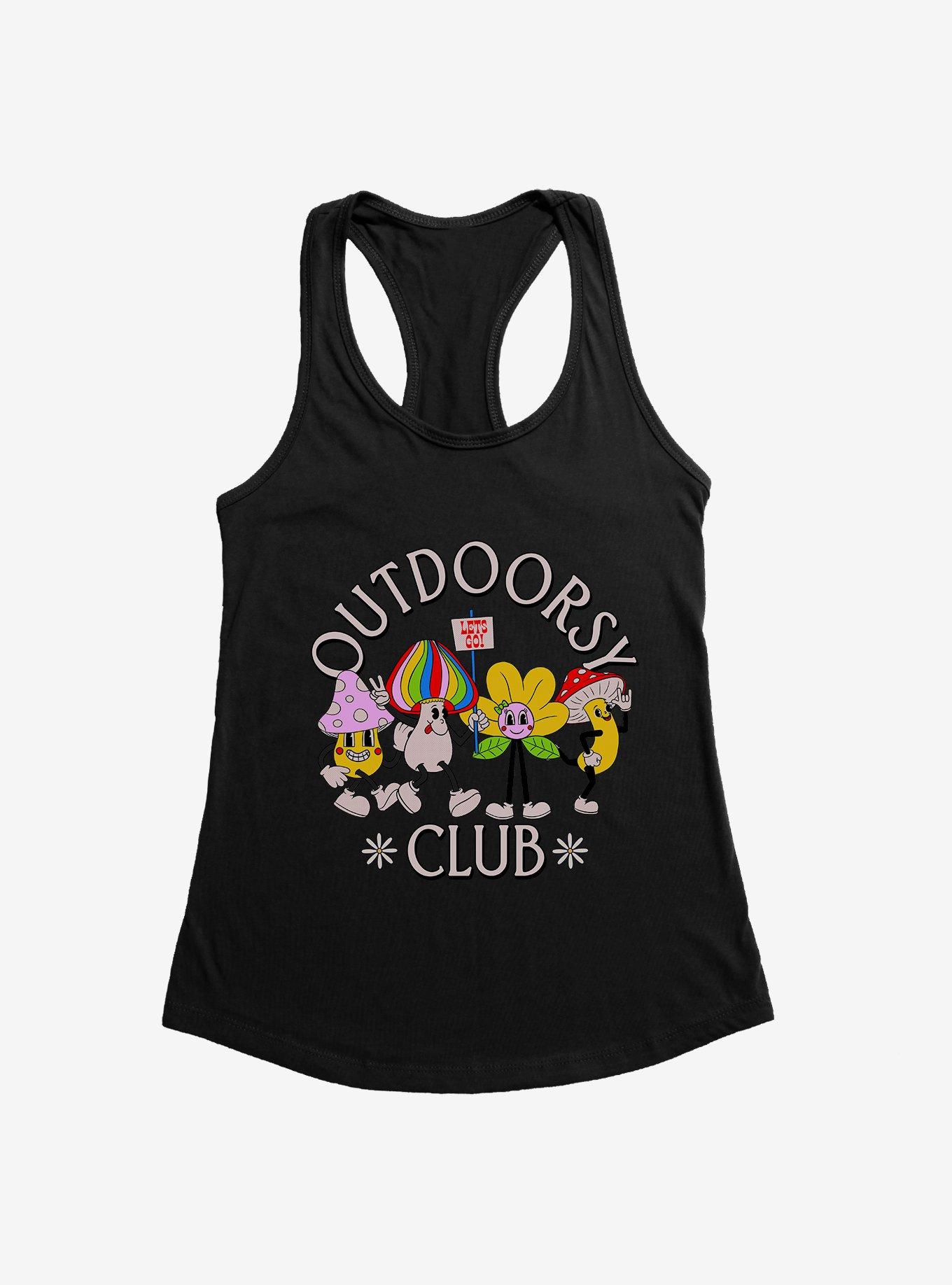 Cottagecore Outdoorsy Club Womens Tank Top, , hi-res