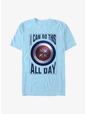 Marvel Doctor Strange In The Multiverse Of Madness I Can Do This All Day Peggy Carter Shield T-Shirt, , hi-res
