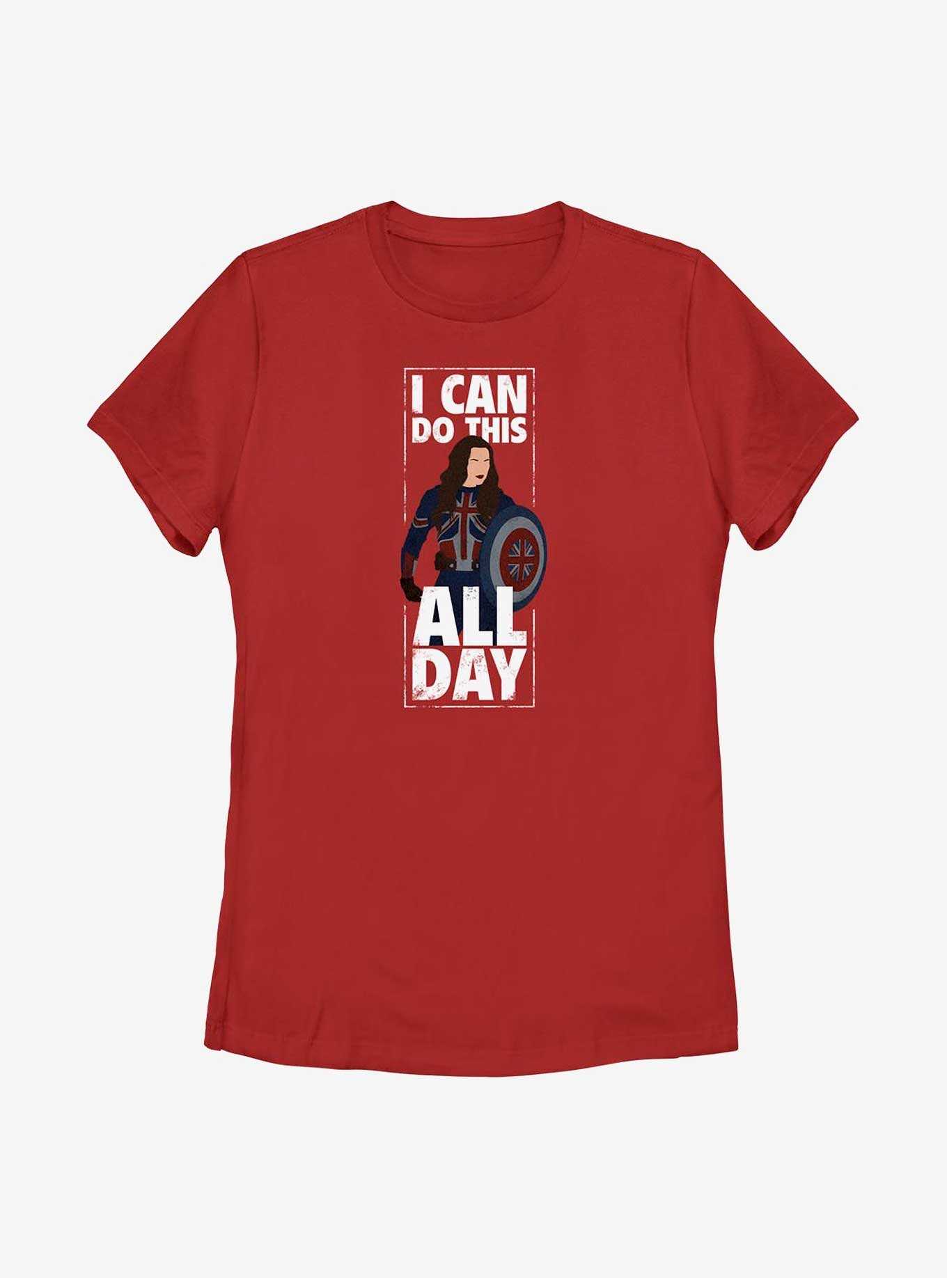 Marvel Doctor Strange In The Multiverse Of Madness I Can Do This All Day Captian Carter Womens T-Shirt, , hi-res