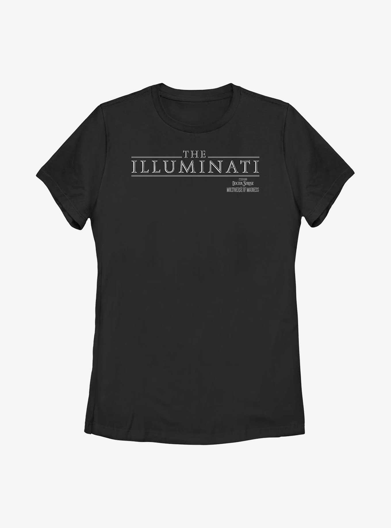 Marvel Doctor Strange In The Multiverse Of Madness The Illuminati Womens T-Shirt, BLACK, hi-res