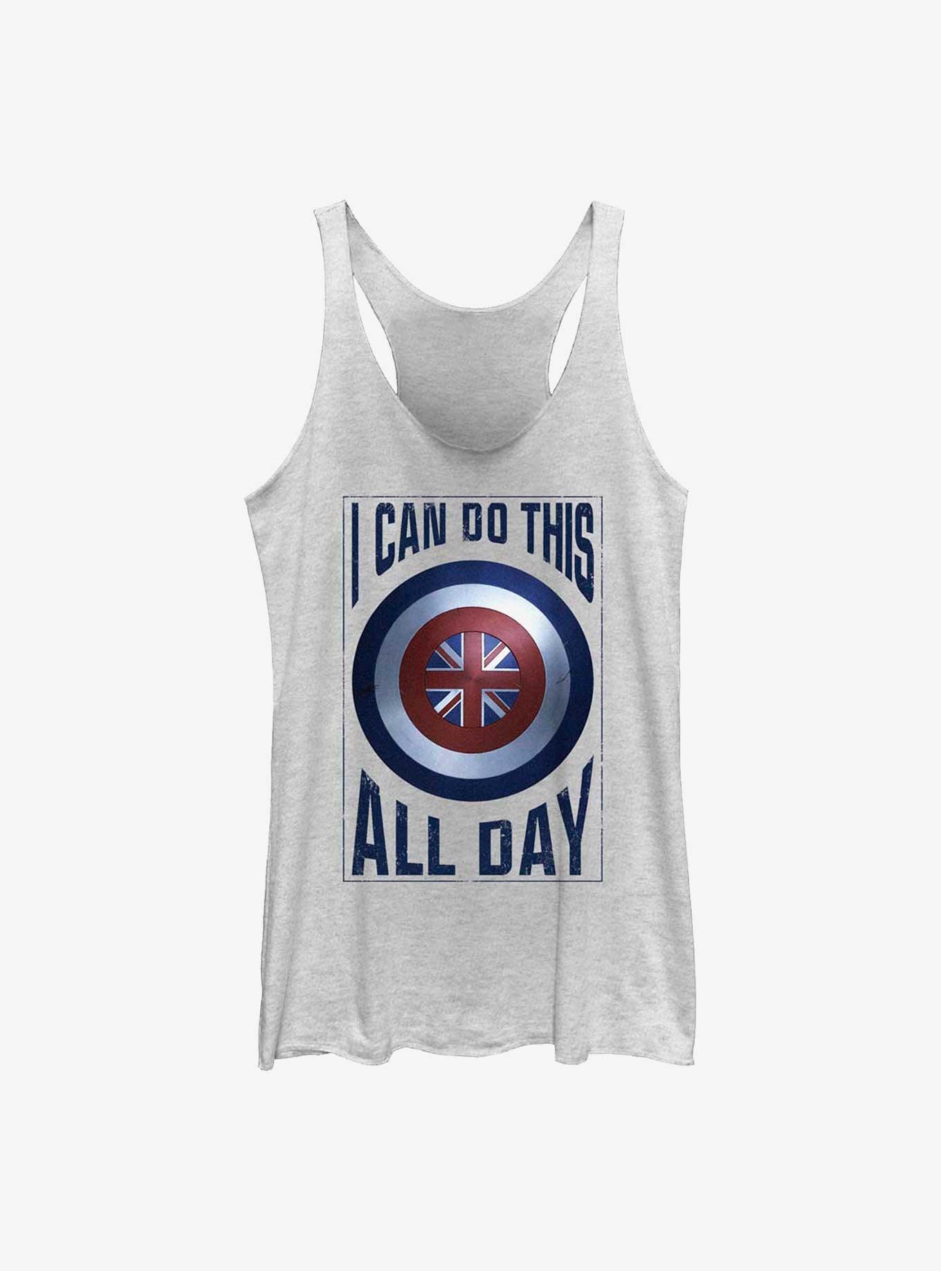 Marvel Doctor Strange In The Multiverse Of Madness I Can Do This All Day Peggy Carter Shield Womens Tank Top