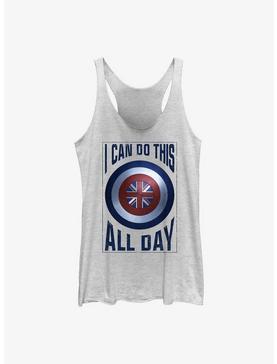 Marvel Doctor Strange In The Multiverse Of Madness I Can Do This All Day Peggy Carter Shield Womens Tank Top, , hi-res