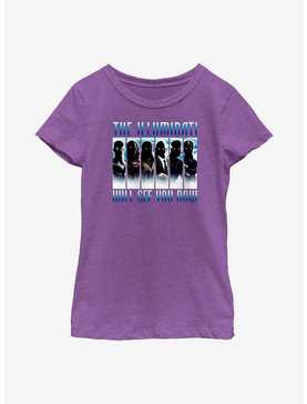 Marvel Doctor Strange In The Multiverse Of Madness The Illuminati Panels Youth Girls T-Shirt, , hi-res