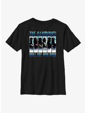 Marvel Doctor Strange In The Multiverse Of Madness The Illuminati Panels Youth T-Shirt, , hi-res
