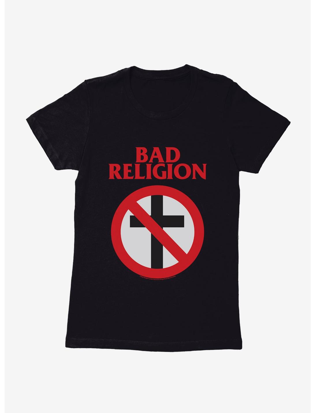 Bad Religion Classic Logo Womens T-Shirt, BLACK, hi-res