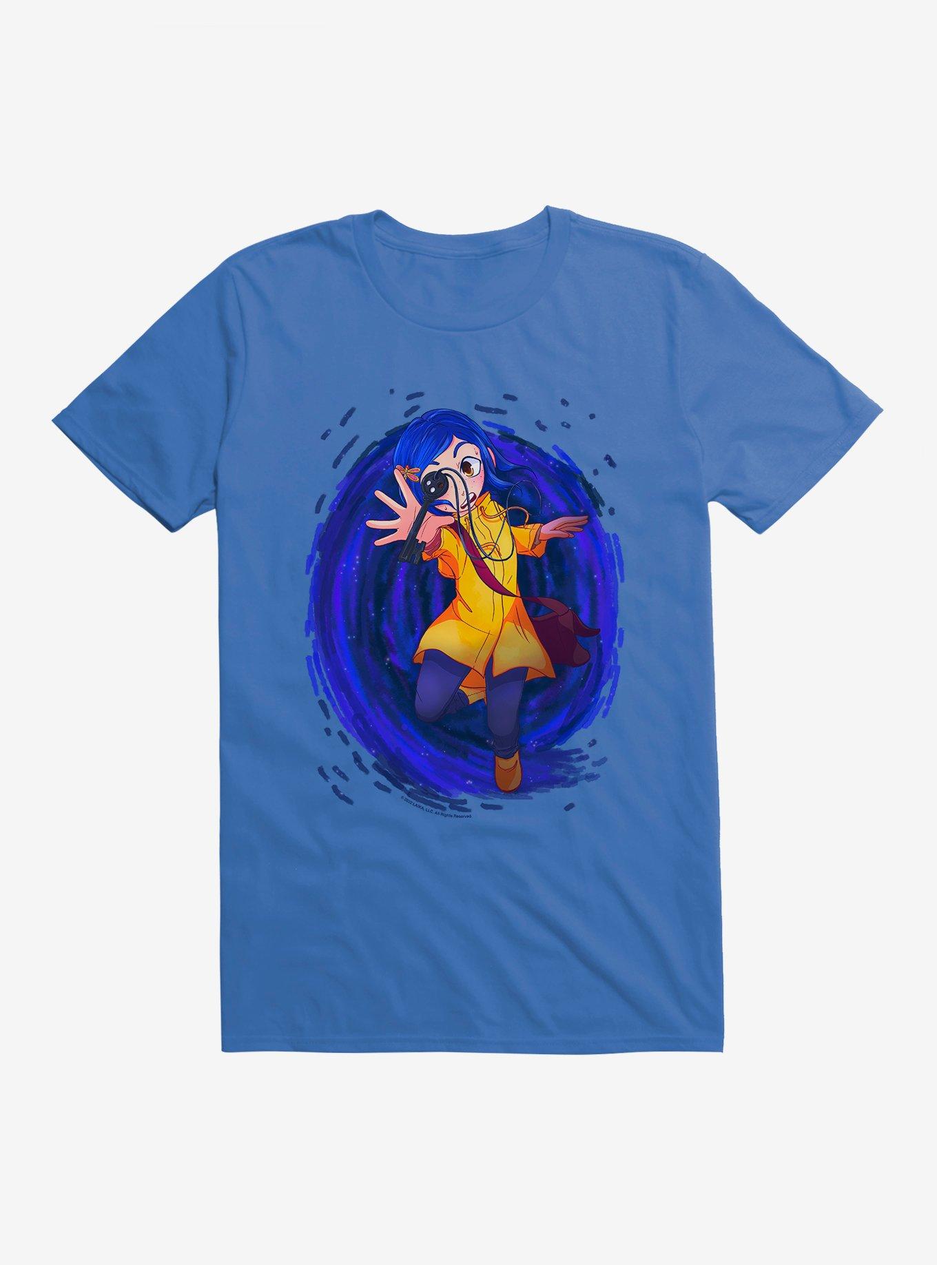 Laika Fan Art Coraline Escaping Paradise T-Shirt, ROYAL BLUE, hi-res