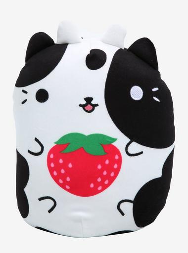 Cats VS Pickles Jumbo MooBerry Strawberry Cow Cat Plush Hot Topic
