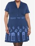 Her Universe Doctor Who TARDIS Retro Dress Plus Size, MULTI, hi-res