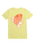 Kawaii Blossom Orange Freddy Fish T-Shirt, CORN SILK, hi-res